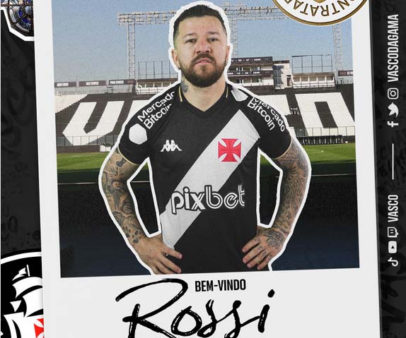 Rossi é anunciado e se declara Eu te amo demais Vasco Jogada 10