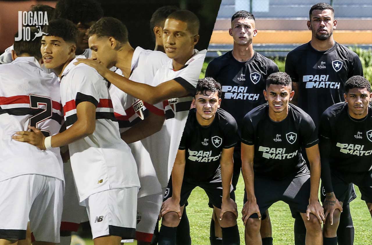 São Paulo x Botafogo no Brasileirão Sub 20 onde assistir e