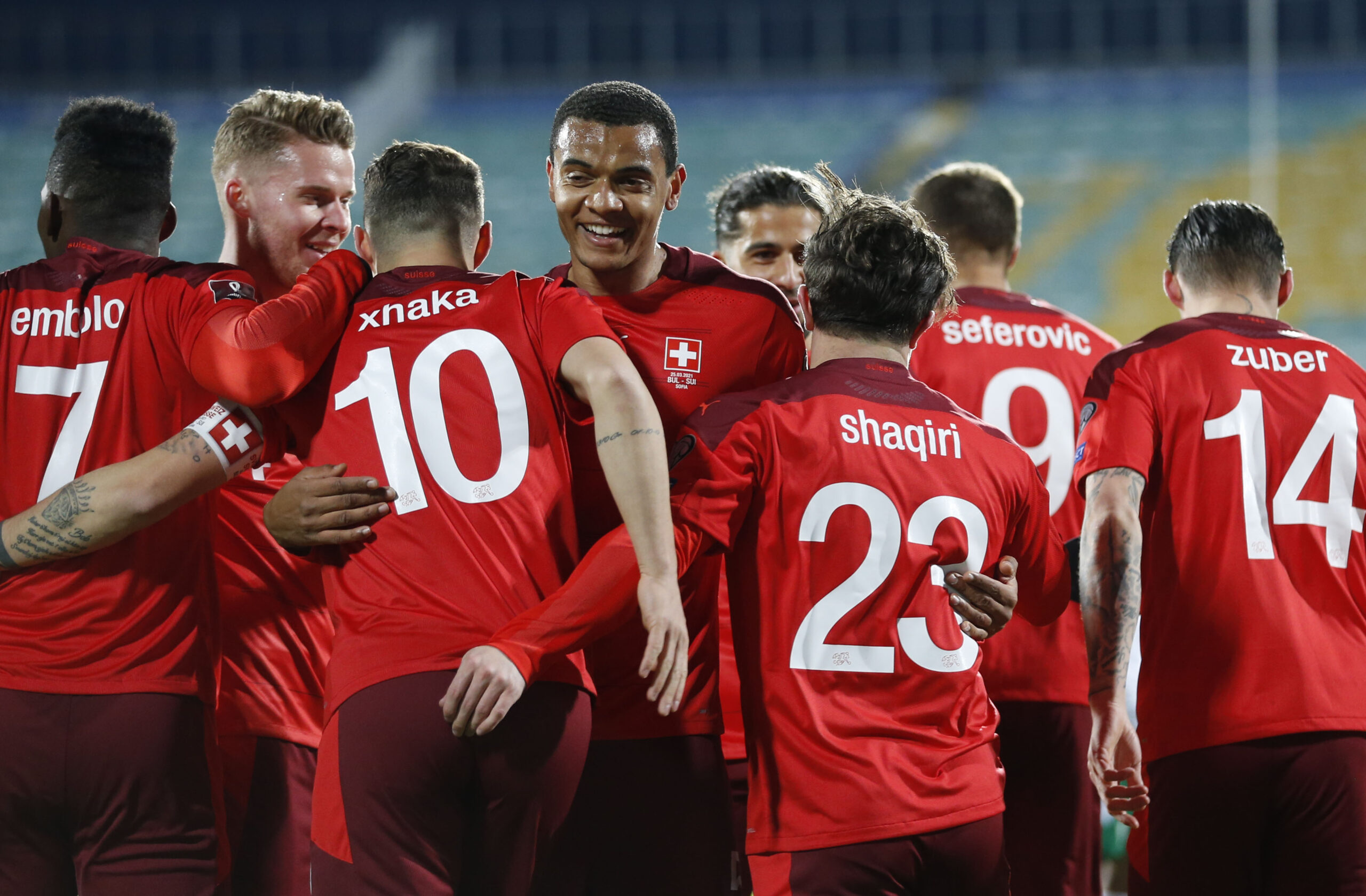 Suíça goleia Bulgária e carimba passaporte para a Copa do Mundo - Jogada 10Jogada 10