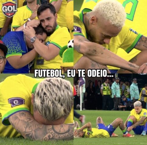 Memes da eliminação do Brasil na Copa do Mundo - Galeria de Fotos