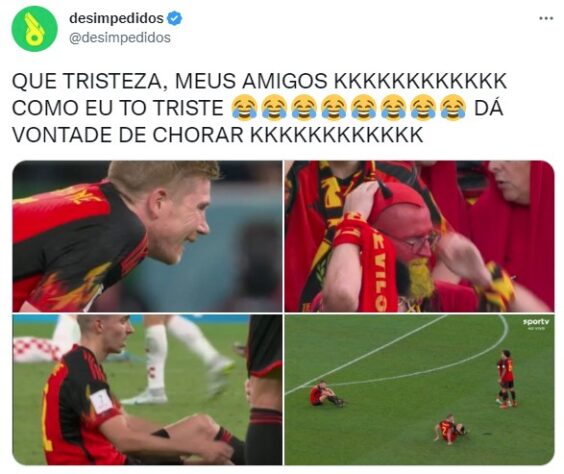 Cancela a Copa: só nos resta ver os memes do jogo Brasil X Bélgica…