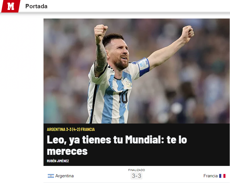 Marca capa - Argentina campeã Copa Qatar