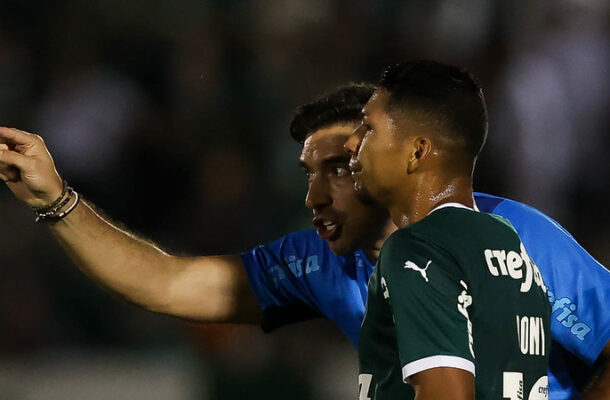 Foto: Cesar Greco/Palmeiras - Legenda: Rony tem Abel como modelo dentro do Palmeiras