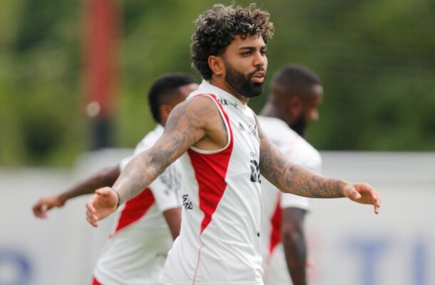 Foto: Marcelo Cortes /Flamengo - Legenda: Gabigol na mira da Procuradoria da Justiça Desportiva Antidopagem