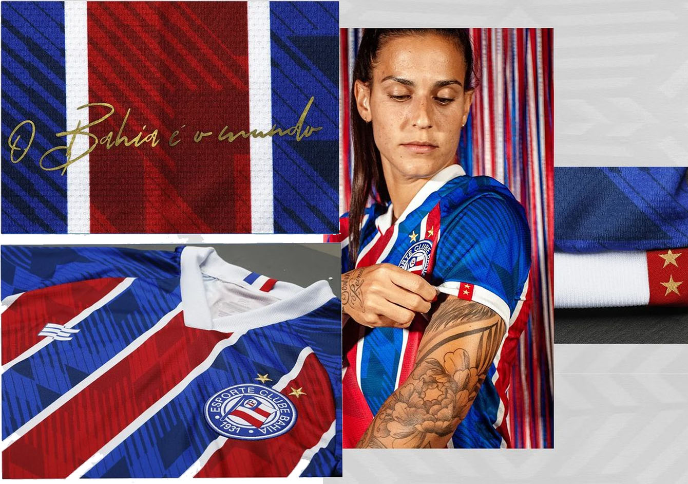 Bahia Lan A Novo Uniforme Tricolor Para Estrear Na S Rie Ajogada Ltimas Not Cias De Futebol