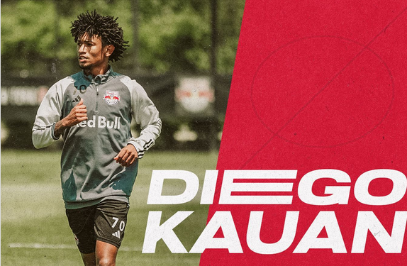 New York Red Bulls II Add Brazilian Defender Diego Kauan on Loan from Red  Bull Bragantino