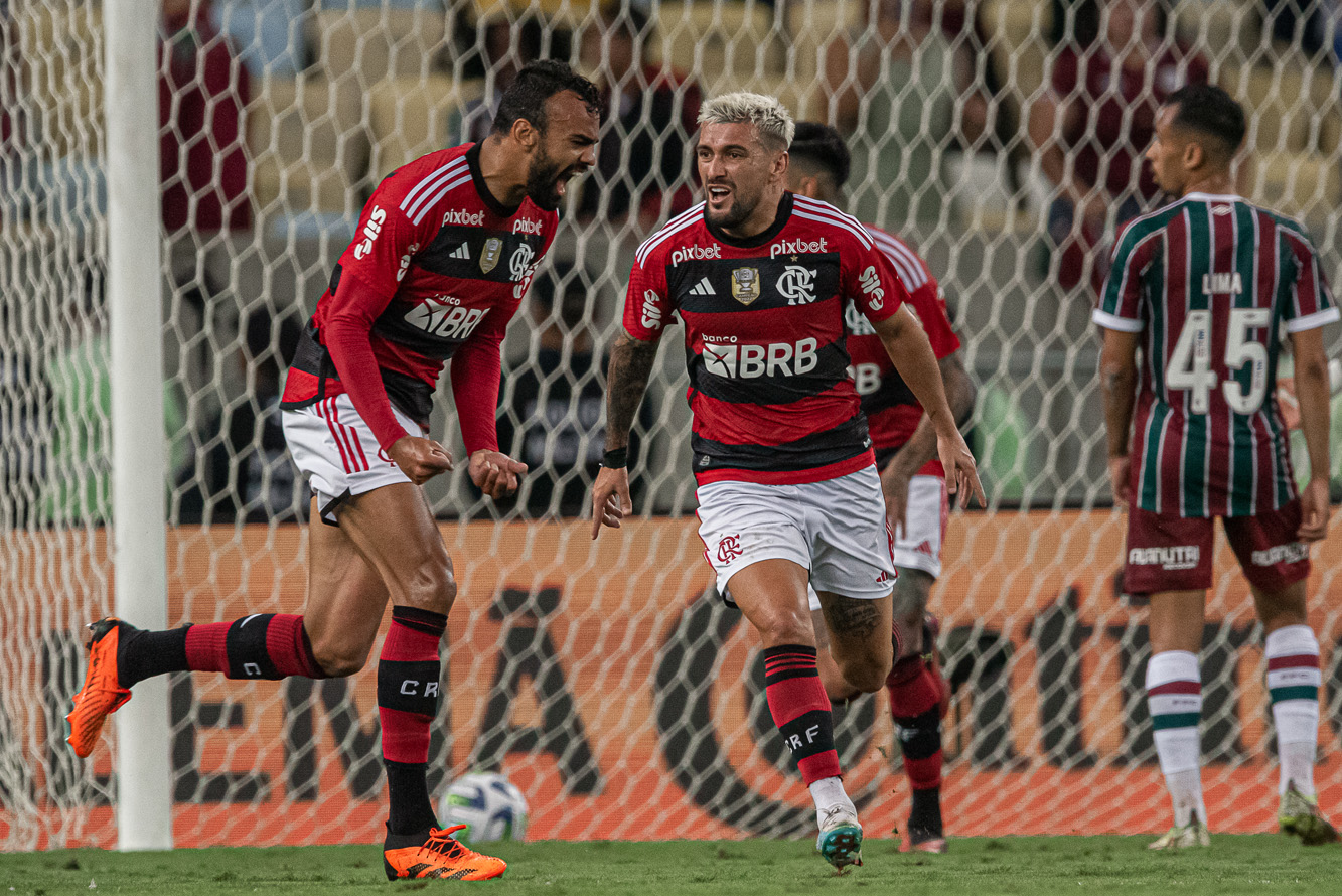 Arrascaeta E Gabigol Marcam E Flamengo Elimina O Fluminensejogada