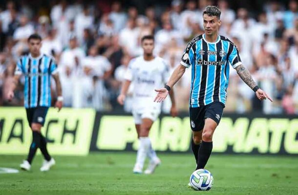 Lucas Uebel / Grêmio FBPA - Legenda: Em 2023, Ferreirinha teve a sua segunda temporada mais participativa entre os profissionais com 40 partidas, sendo 13 como titular