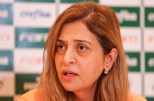 Foto: Fabio Menotti/Palmeiras - Legenda: Leila está preocupada com conservação do estádio