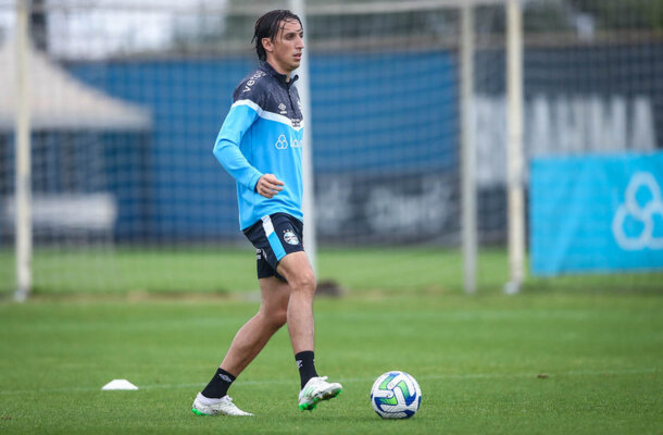 Foto: Lucas Uebel/Grêmio - Legenda: Para Geromel, 2023 foi um ano bastante positivo