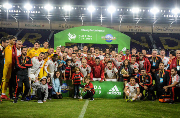 Foto: Gilvan de Souza/Flamengo - Legenda: Flamengo disputa segunda pré-temporada nos EUA sob gestão de Landim