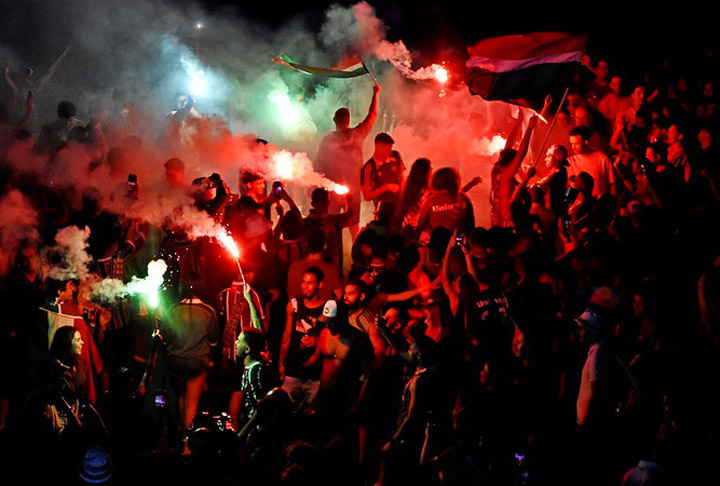 Torcida do Fluminense monta festa para Recopa Sul-Americana