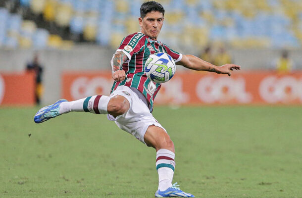  Foto: Mailson Santana/Fluminense  - Legenda: Atacante do Fluminense se aproxima de mais um título na carreira 