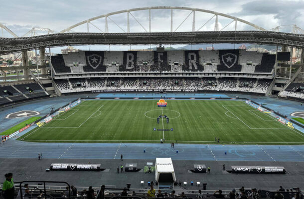 Foto: Vitor Silva/Botafogo - Legenda: Thairo Arruda, CEO do Botafogo