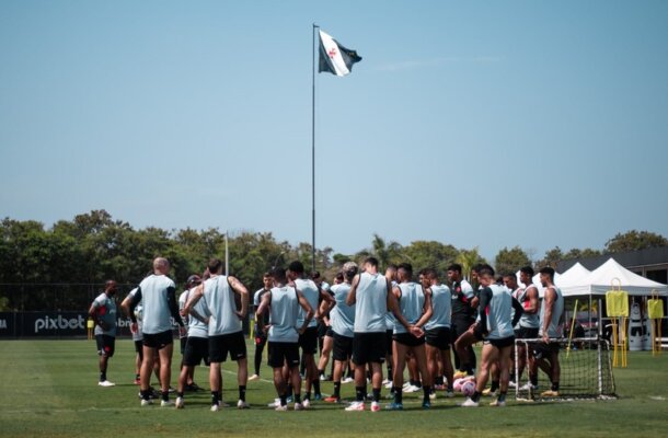 Foto: Leandro Amorim/Vasco - Legenda: Vasco vai se reapresentar no dia 6 de janeiro e focará na disputa do Campeonato Carioca