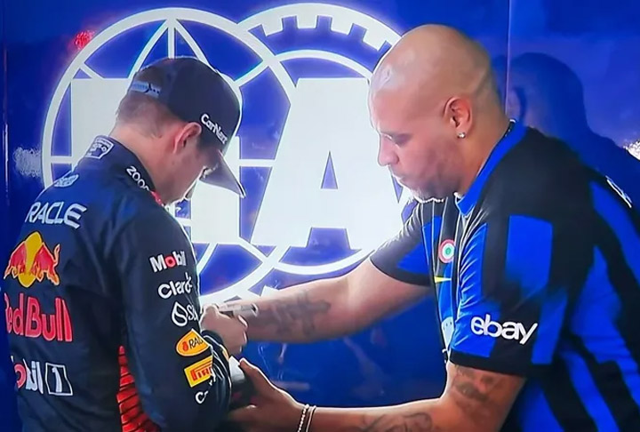 Verstappen e Adriano Imperador -