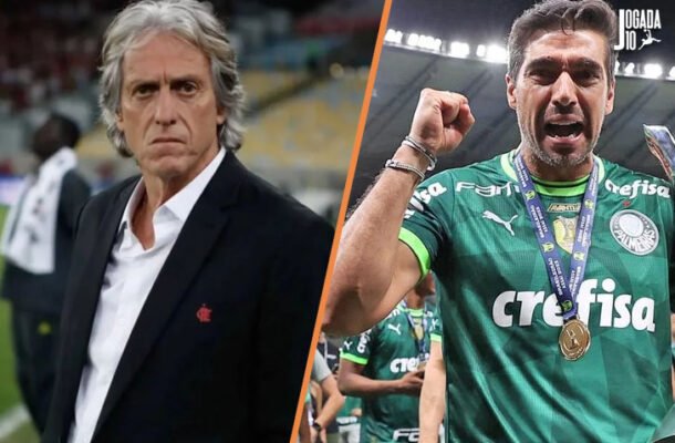 Alexandre Vidal/ Flamengo e Cesar Greco/Palmeiras - Legenda: Quem fez mais história: Flamengo de Jorge Jesus ou Palmeiras de Abel?