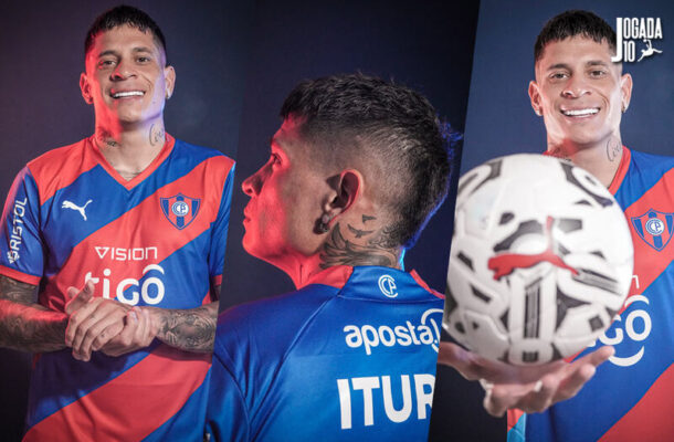 Foto: Divulgação/Club Cerro Porteño - Legenda: Iturbe deixa o Grêmio e reforça o Cerro Porteño, do Paraguai