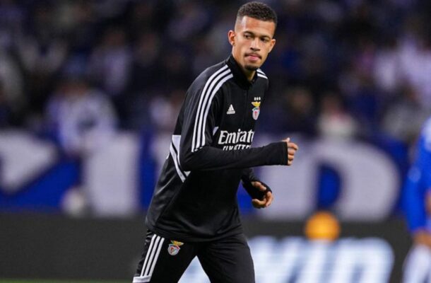 Foto: Divulgação/Benfica - Legenda: João Victor é um dos alvos para a defesa do Botafogo de olho na próxima temporada