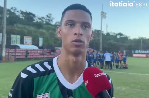 Foto: Reprodução/Youtube Radio Itatiaia - Legenda: Marcos Lopes é irmão do campeão brasileiro Breno Lopes 