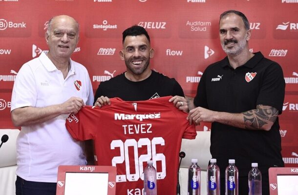 Foto: Divulgação/Independiente - Legenda: Tevez exaltou necessidade de equipe disputar na parte de cima da tabela em 2024