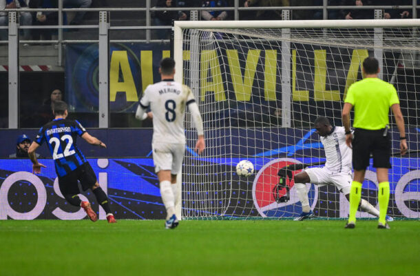 Foto Marco Bertorello/AFP via Getty Images - Legenda: Real Sociedad e Inter de Milão ficam no 0 a 0 Giuseppe Meazza - 