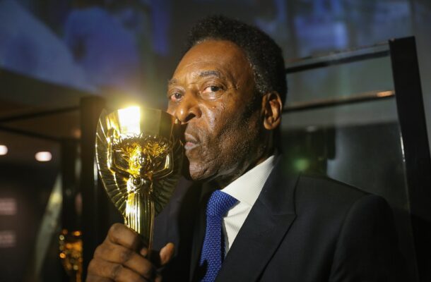 Foto: Ricardo Saibun/Santos F.C. - Legenda: Pelé morreu no dia 29 de novembro de 2023