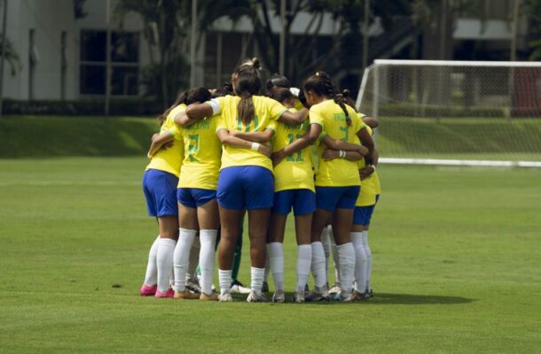 Foto: Divulgação/Conmebol - Legenda: Seleção Brasileira é cabeça de chave no Sul-Americano Feminino sub-17