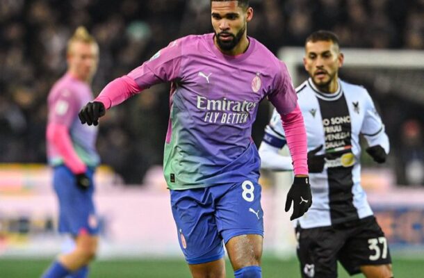 Foto: Divulgação / Milan - Legenda: O meia Loftus-Cheek abriu o placar para o Milan