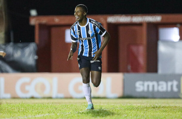 Foto:  Renan Jardim/Grêmio FBPA - Legenda: Grêmio Sub-20