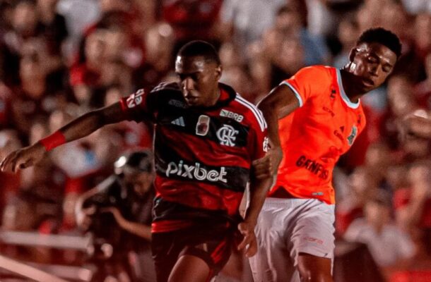  Foto: Divulgação / Flamengo - Legenda: Flamengo B fica no 1 a 1 com o Nova Iguaçu