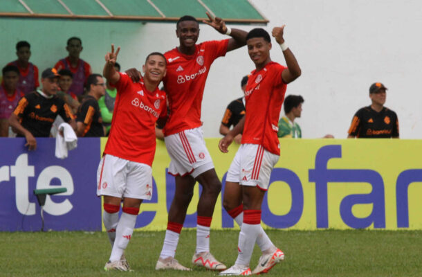 Foto: Divulgação/Internacional - Legenda: Inter goleia o Santa Cruz de Riachuelo por 6 a 0