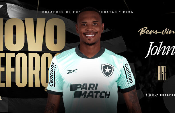 Foto: Divulgação/Botafogo - Legenda: Goleiro assinou contrato válido por quatro anos