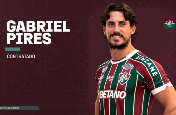 - Foto: Mailson Santana/FFC - Legenda: Gabriel Pires é o novo reforço do Fluminense para a temporada de 2024 