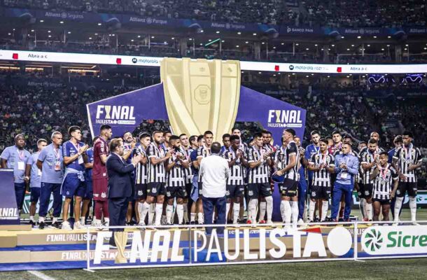 ABRIL -  No jogo de volta da grande final do Campeonato Paulista, Santos não consegue segurar a vantagem, perde para o Palmeiras e fica com o vice-campeonato no Estadual. - Foto: Raul Baretta/ Santos FC