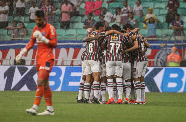 Atuações do Fluminense contra o Bahia: chuva levou embora a vitória - Foto: Marcelo Gonçalves/Fluminense