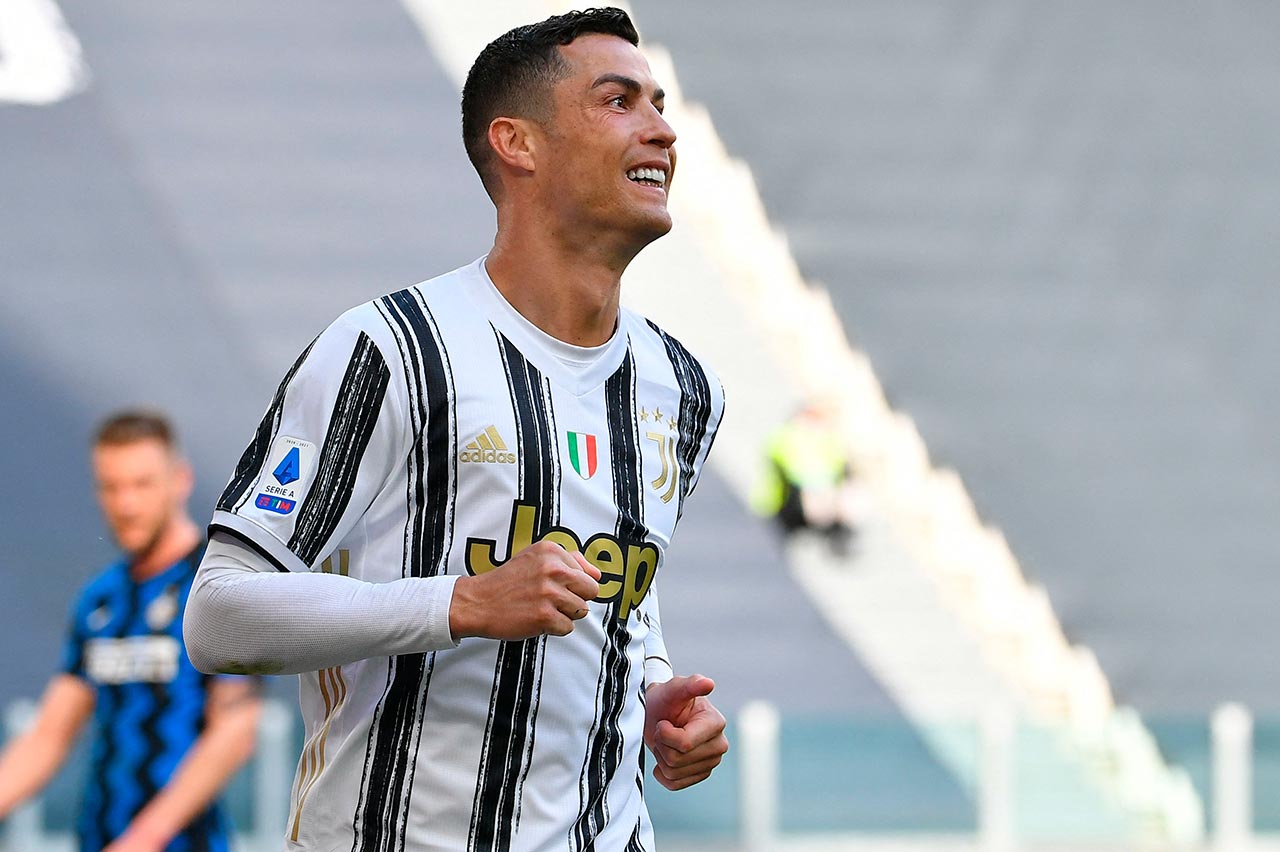 Cristiano Ronaldo na época que atuou na Juventus