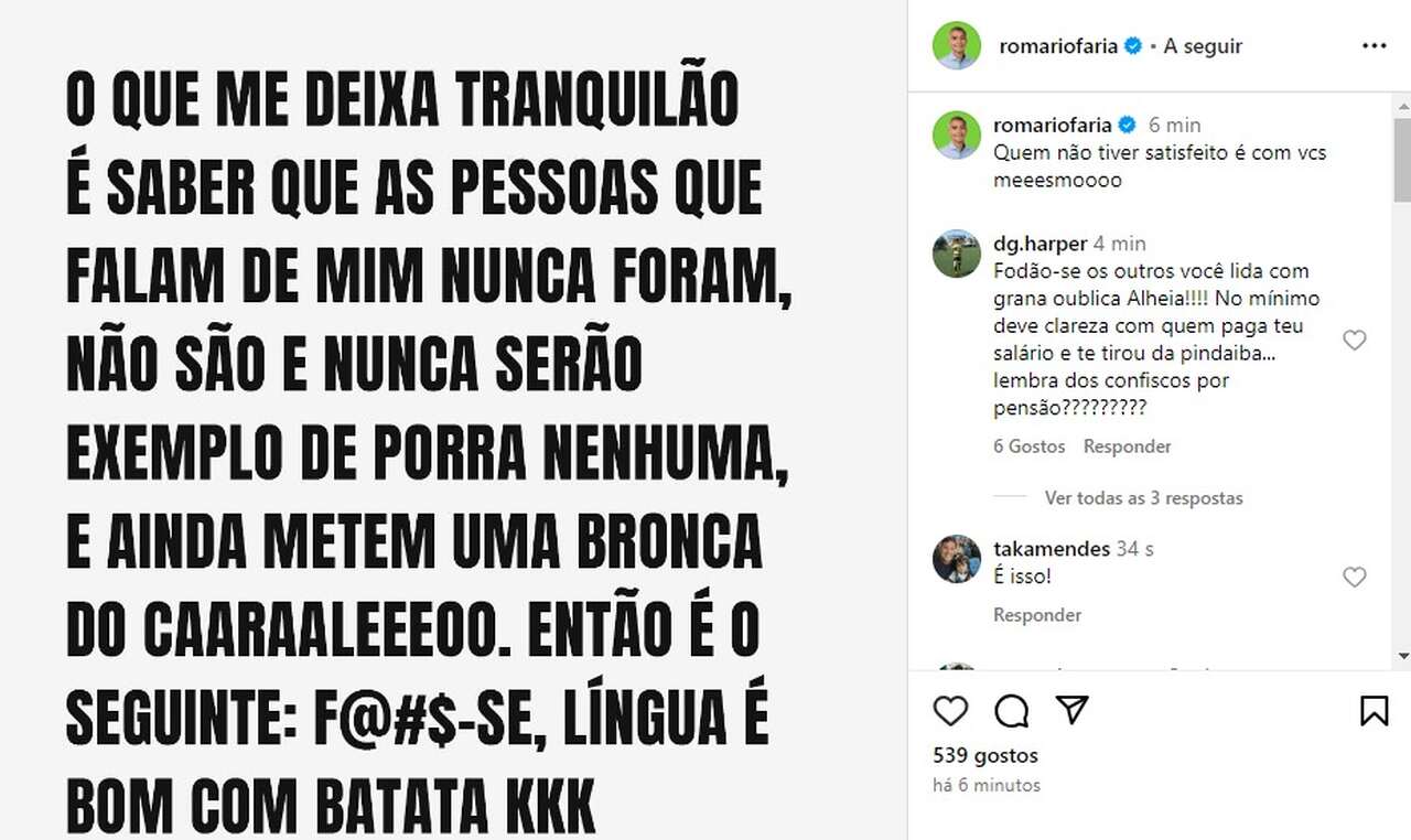 post de Romário