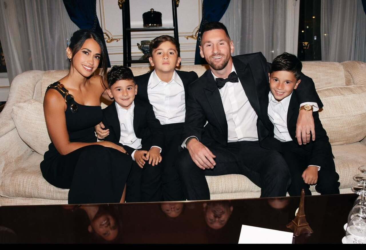 Messi e familia