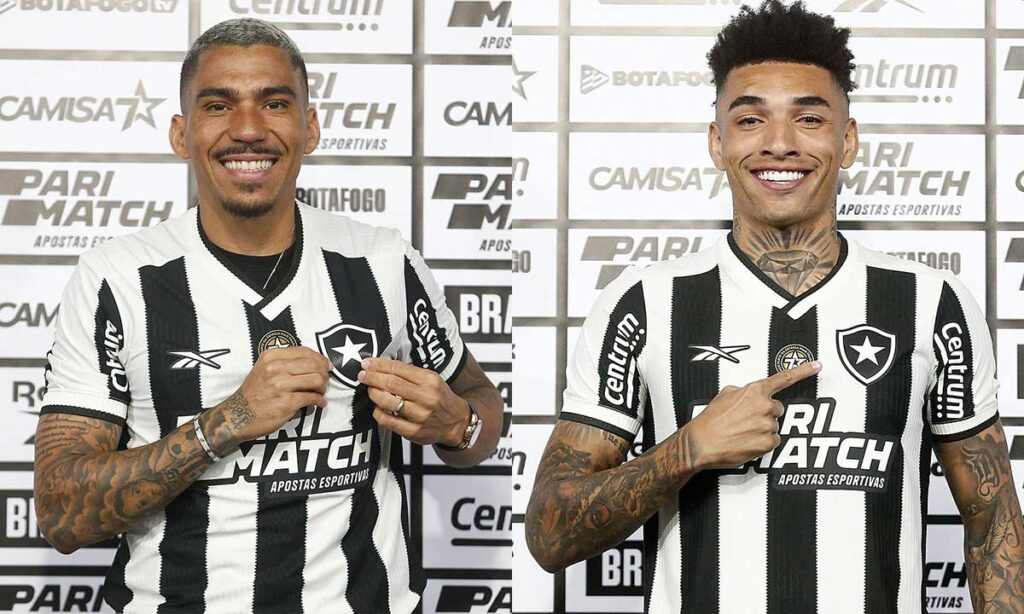 Allan e Igor Jesus apresentados pelo Botafogo