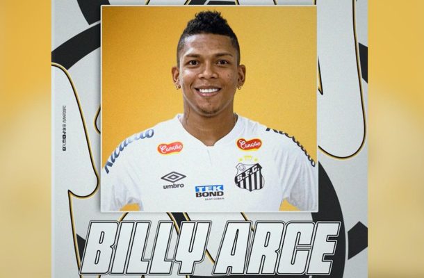 Para reforçar a equipe para o restante da temporada, o Santos trouxe por empréstimo os atacantes Wendel Silva, Yusupha Njieo e Laquintana. Além disso, o zagueiro Luan Peres, o atacante Billy Arce e o goleiro Renan chegaram sem custos ao Peixe. - Foto: Divulgação/Santos FC