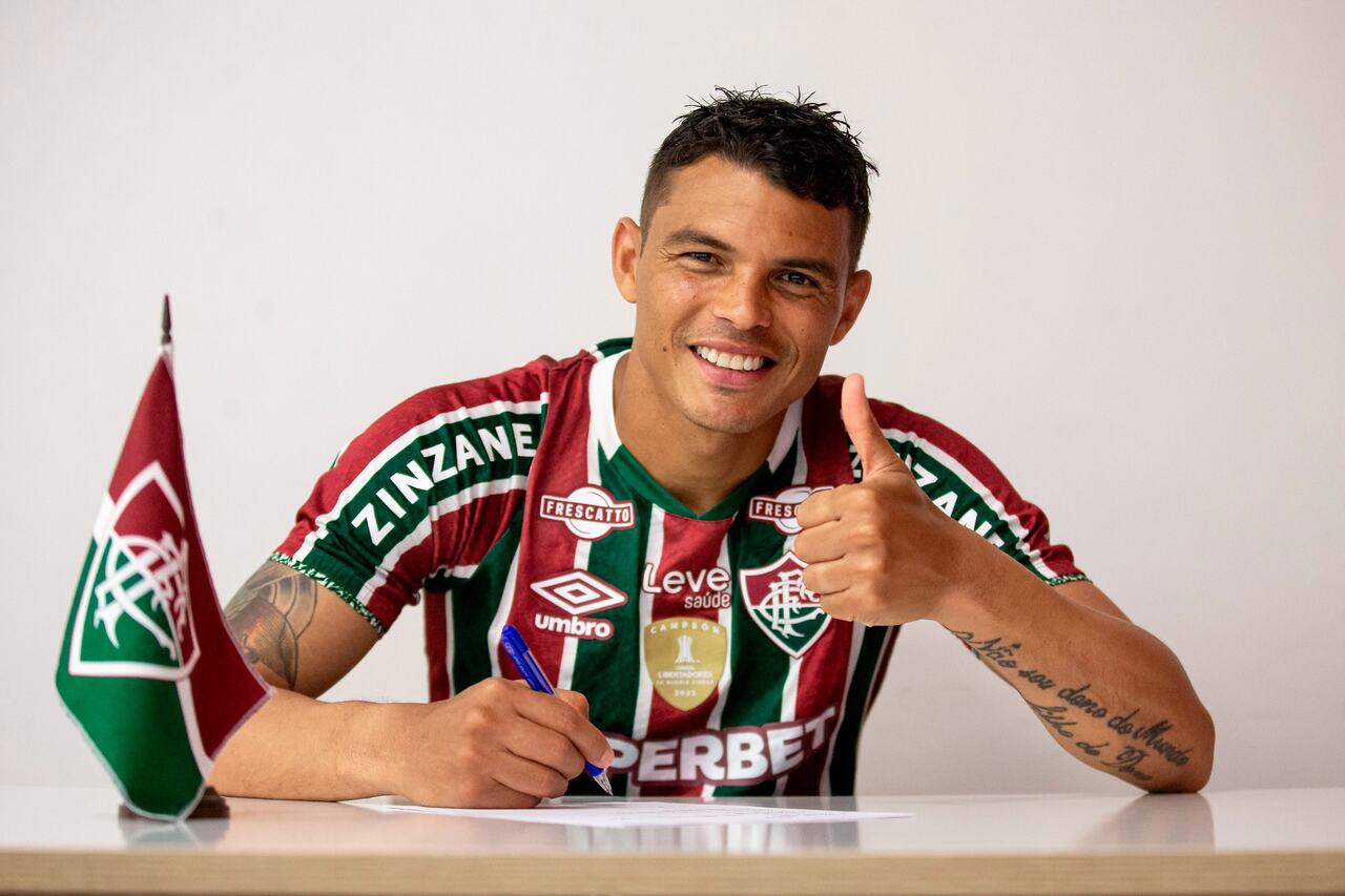 Thiago Silva, do Fluminense, aparece no BID - Foto: Lucas Merçon/Fluminense
