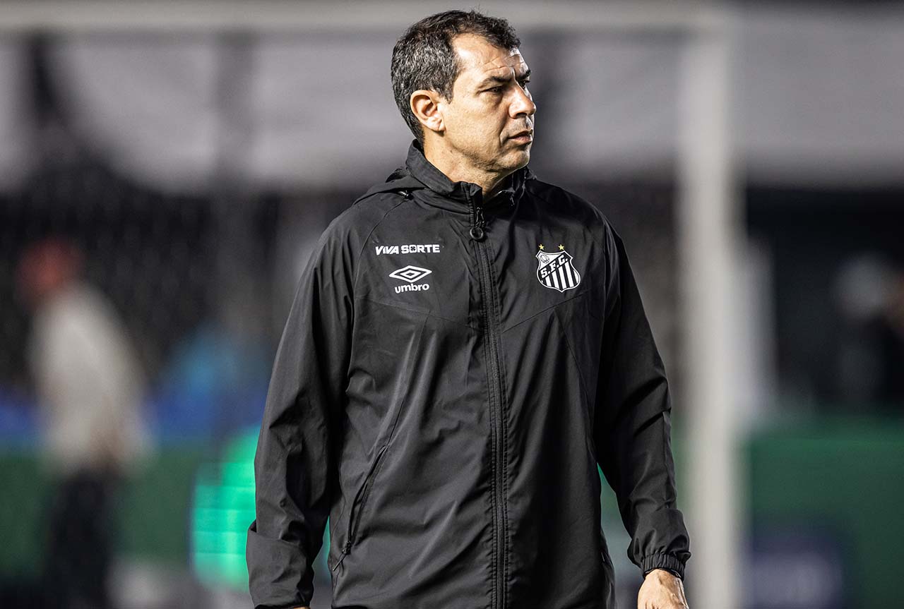 Carille tenta fazer o Santos voltar a engrenar na temporada - Foto: Raul Baretta/ Santos