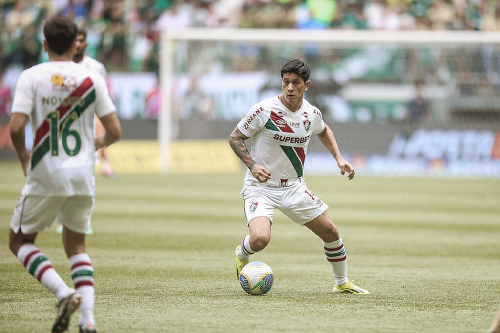 Cano em ação com a camisa do Fluminense diante do Palmeiras, na última rodada do Brasileirão - Foto: Marcelo Gonçalves/Fluminense